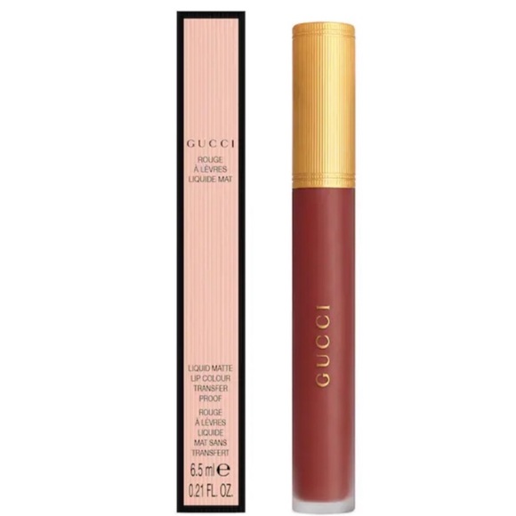 Gucci Other - Gucci | Lipstick | Rouge A Levres Liquide Mat | Nellie Red